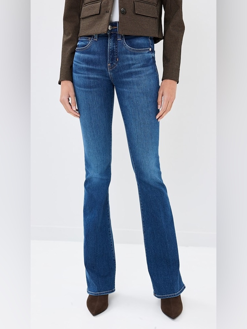 L’Agence Bell High Rise Leg Jeans Sz 24